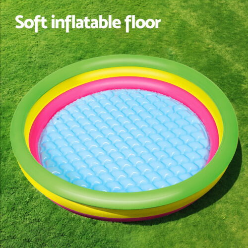 Bestway Kids Inflatable Pool Above Ground Round Splash Pool 102x102x25cm - Image 6