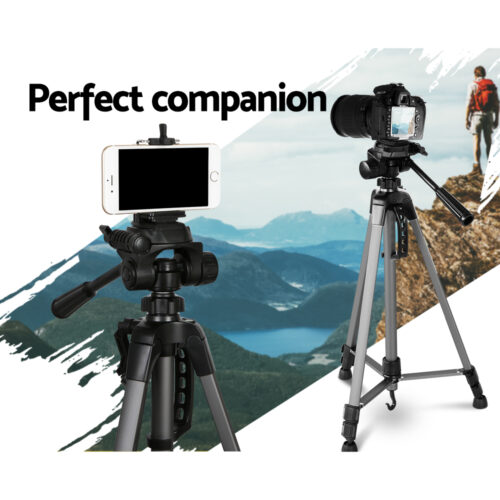 Weifeng Professional Camera Tripod Stand Mount DSLR Travel Adjustable 55-145cm - Image 3