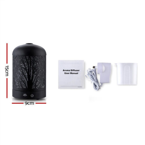 Devanti Aroma Diffuser Aromatherapy Black 160ml - Image 3
