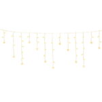 160 LED 6M Christmas Lights Icicle Light Solar Warm Jingle Jollys