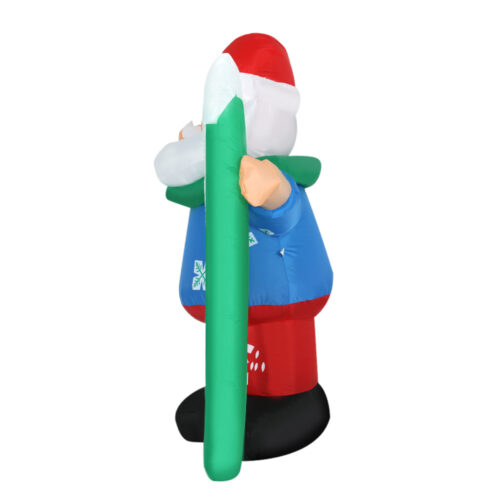 Jingle Jollys Christmas Inflatable Santa 1.6M Illuminated Decorations - Image 4