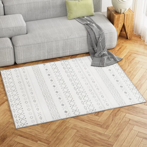Artiss Rug 120x160cm Area Rug Washable Mat Large Carpet Soft Short Pile Una - Image 5