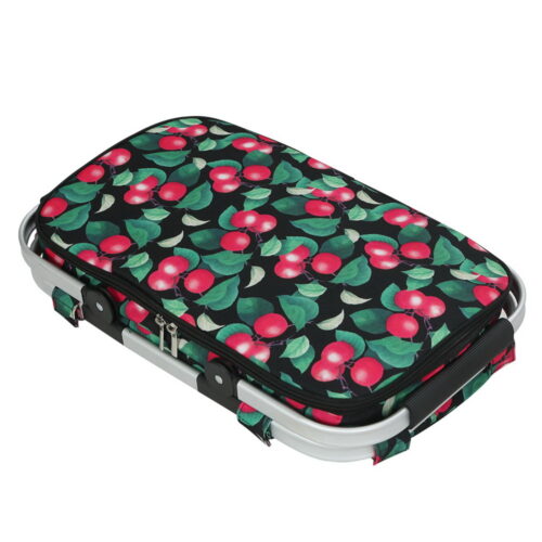 Alfresco Picnic Basket Folding Bag Hamper Insulated Storage Food Cover - Image 4