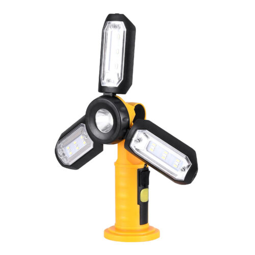 Giantz Work Light Rechargeable USB Cordless LED Lamp Hook Rotation Folding - Image 3