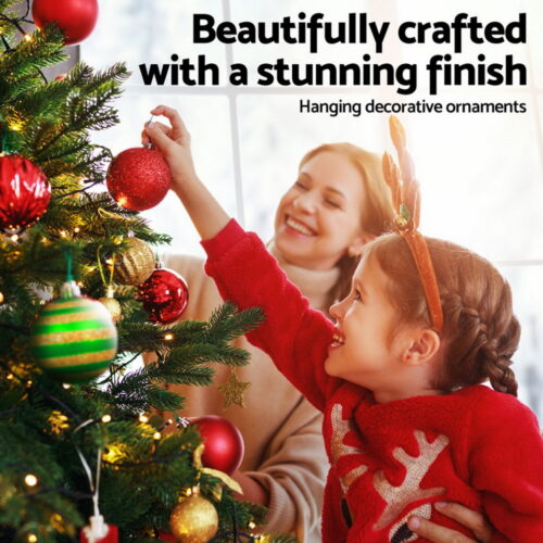 Jingle Jollys 155pcs Christmas Tree Decorations Set Baubles Ornaments Party - Image 5