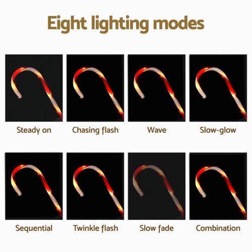 42 LED 6 PCS Christmas Lights Path Ground Light Garden Decorations Jingle Jollys - Image 6