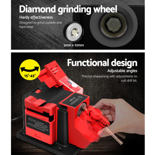 Giantz Tool Sharpener 96W Electric Drill Bit Knife Scissor Chisel Planer Grinder - Image 6