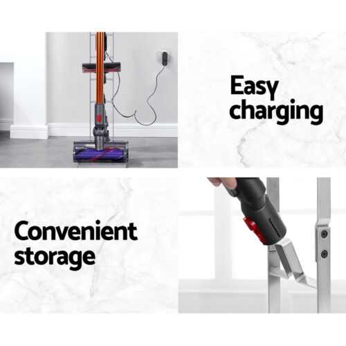 Artiss Freestanding Dyson Vacuum Cleaner Stand for V6 7 8 10 11 Silver - Image 5
