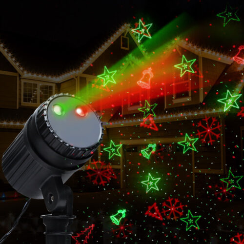 1X Projector Light Christmas Lights Laser Outdoor Decorations Jingle Jollys - Image 8