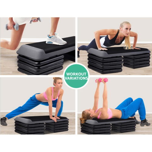 Everfit 4X Aerobic Step Riser Exercise Stepper Block Gym Home Fitness - Image 4