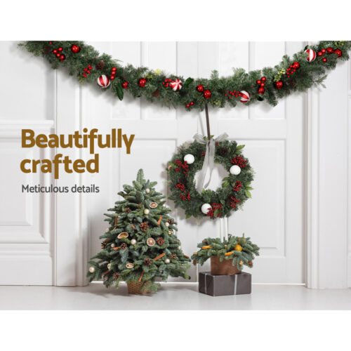 Jingle Jollys 2.7m Christmas Garland with Decorations Xmas Wedding Party - Image 7