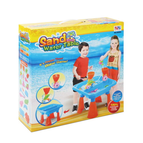 Keezi Kids Sandpit Pretend Play Sets Beach Toys Outdoor Sand Water Table Set - Image 6
