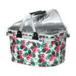 Alfresco Picnic Basket Folding Bag Hamper Insulated Food Cover Storage