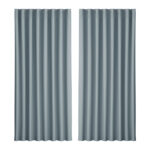 Artiss 2X Blockout Curtains Eyelet 300x230cm Grey