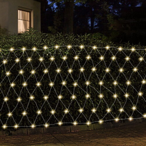2Mx3M Christmas Lights Net String Light Decorations Warm 504 LED Jingle Jollys - Image 7