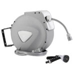 Water Hose Reel 10M Retractable Auto Rewind Garden Spray Gun