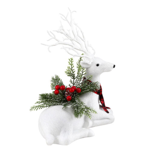 Jingle Jollys Christmas Reindeer 32cm Glitter Deer Ornaments Party Decorations - Image 3