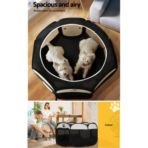 i.Pet Dog Playpen Tent Pet Crate Fence XL Enclosure - Image 5