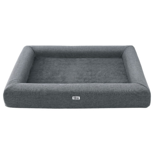i.Pet Pet Bed Dog Cat Large Calming Soft Sofa Cushion Egg Crate Washable Grey - Image 3