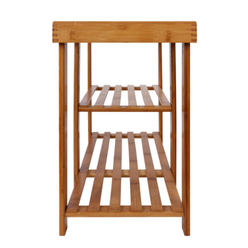 Artiss Bamboo Shoe Rack Bench - Image 4