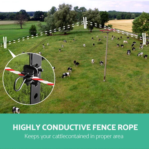 Giantz Electric Fence Poly Rope 500M - Image 4