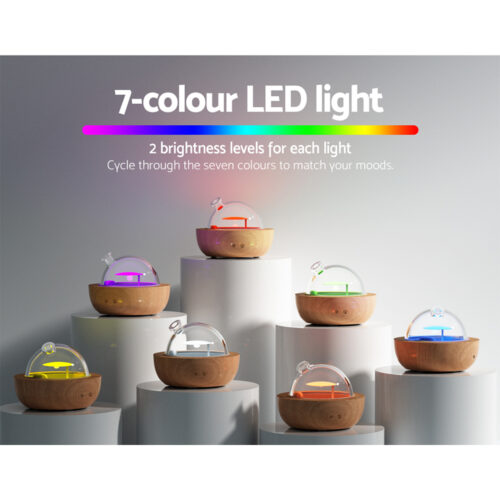 Devanti Aroma Diffuser Aromatherapy Glass 200ml - Image 6
