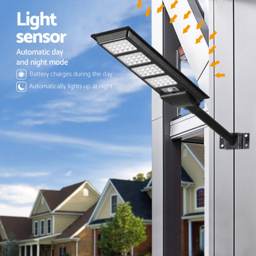 Leier 320 LED Solar Street Light Flood Motion Sensor Remote - Image 4