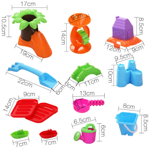 Keezi Kids Sandpit Pretend Play Set Sand Water Table Chair Outdoor Beach Toy - Image 3