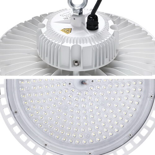 Leier LED High Bay Lights 200W UFO Industrial Shed Warehouse Factory Lamp White - Image 5