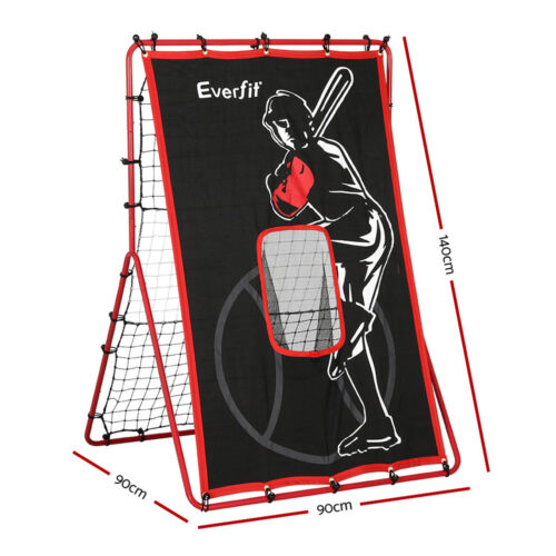 Everfit Baseball Net Rebound Pitching Kit Target Hitter 2 in 1 Training Aid - Image 2