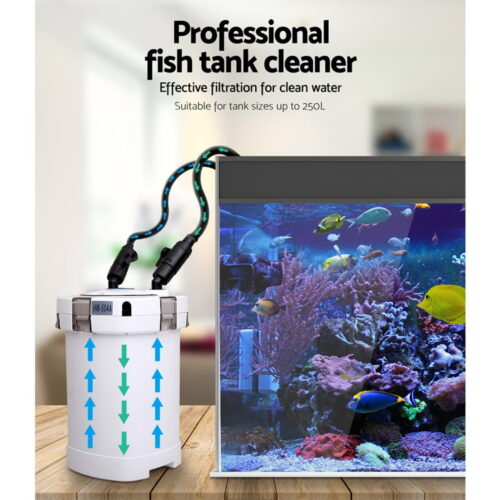 Giantz Aquarium Filter Fish Tank External Canister Water Pump 1250L/H - Image 4