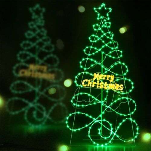 1.7M Christmas Tree 230 LED RGB Motif Lights Jingle Jollys - Image 7