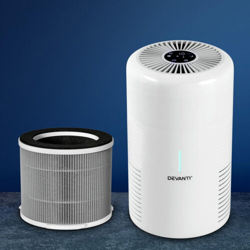 Devanti Air Purifier 3-layer HEPAh11 Filter Home Freshener Carbon PM2.5 Remover - Image 7