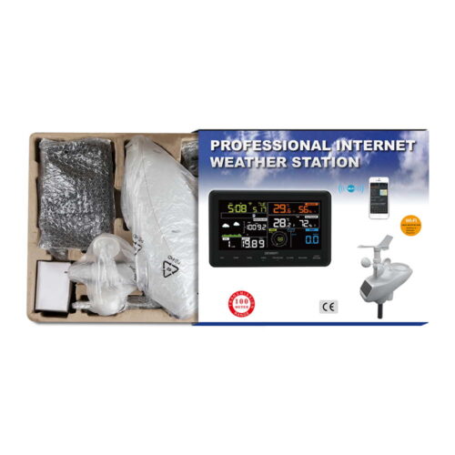 Devanti Wireless WiFi Professional Weather Station Solar Sensor LCD UV Light - Image 3