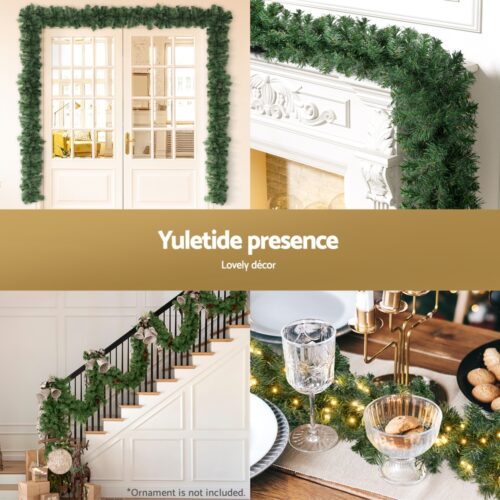 Jingle Jollys 10M Christmas Garland LED Lights Party Xmas Decorations 700 TIPS - Image 5