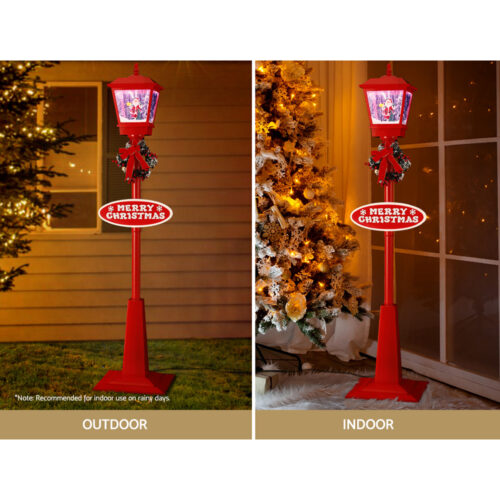 1.8M Christmas Lights Post Lamp LED Outdoor Decorations Jingle Jollys - Image 4