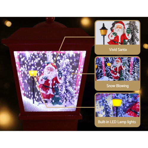 1.8M Christmas Lights Post Lamp LED Outdoor Decorations Jingle Jollys - Image 5
