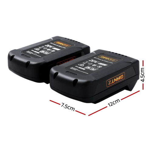 Giantz Lawn Mower 80V Battery Only Cordless 40V x2 Fits LI37 - Image 2