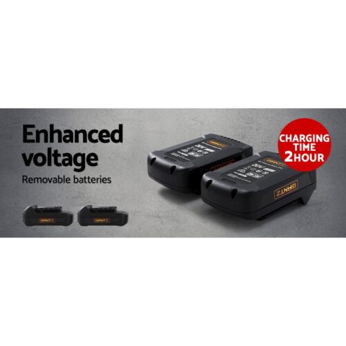 Giantz Lawn Mower 80V Battery Only Cordless 40V x2 Fits LI37 - Image 6