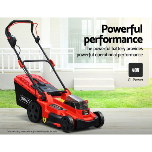 Giantz Lawn Mower 80V Battery Only Cordless 40V x2 Fits LI37 - Image 7
