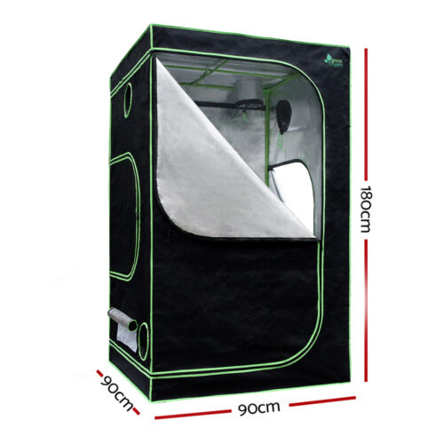 Greenfingers Grow Tent 900x90x180CM 1680D Hydroponics Kit Indoor Plant Room System - Image 2
