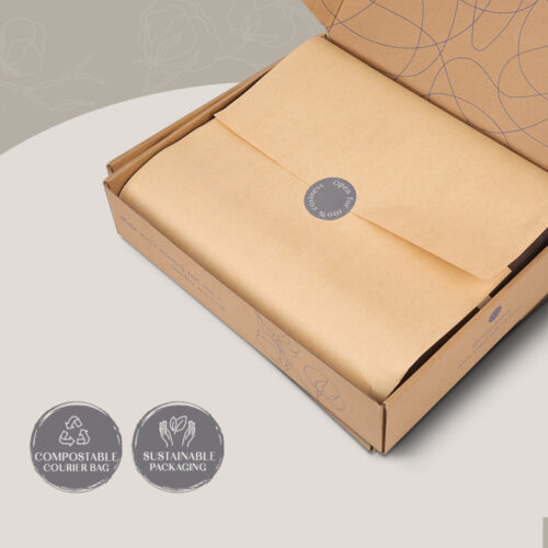 Cosy Club Washed Cotton Sheet Set Grey Double - Image 5