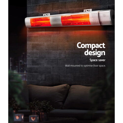 Devanti Electric Strip Heater Infrared Radiant Heaters 3000W - Image 4