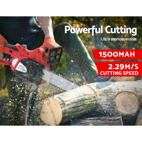 Giantz Chainsaw 10" 20V Cordless Saw Electric Battery Rechargeable,Giantz Chainsaw Electric Cordless 20V 10" Saw Wood Cutter Pruner Li-lon Battery - Image 7