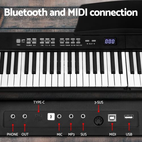 Alpha 88 Keys Foldable Electronic Piano Keyboard Digital Electric w/ Carry Bag - Image 4