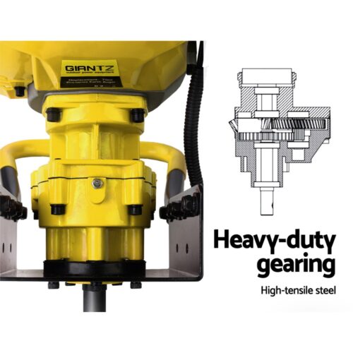 Giantz 80CC Post Hole Digger Motor Only Petrol Engine Yellow - Image 3