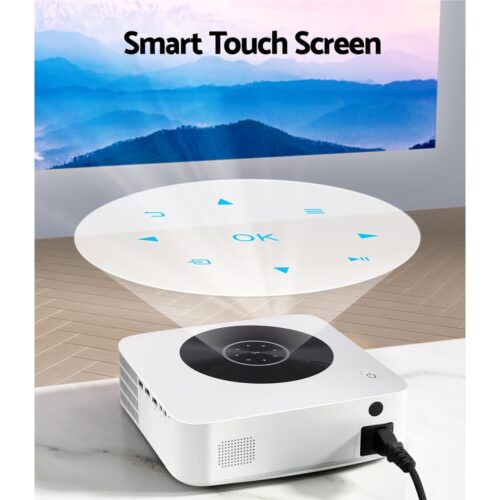Devanti Bluetooth Video Projector WIFI 1080P Home Theater HDMI Touch Screen - Image 4