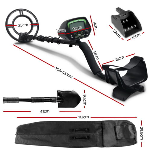 Metal Detector 220MM Deep Sensitive Waterproof Treasure Hunter Gold Digger Shovel - Image 2