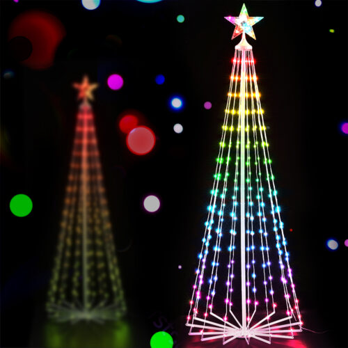 1.8M Christmas Tree 265 LED RGB Fairy Lights Jingle Jollys - Image 7