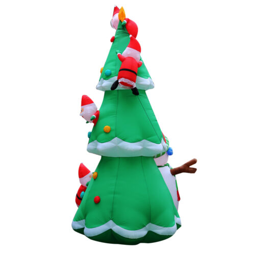 Jingle Jollys Christmas Inflatable Santa Tree 5M Illuminated Decorations - Image 4